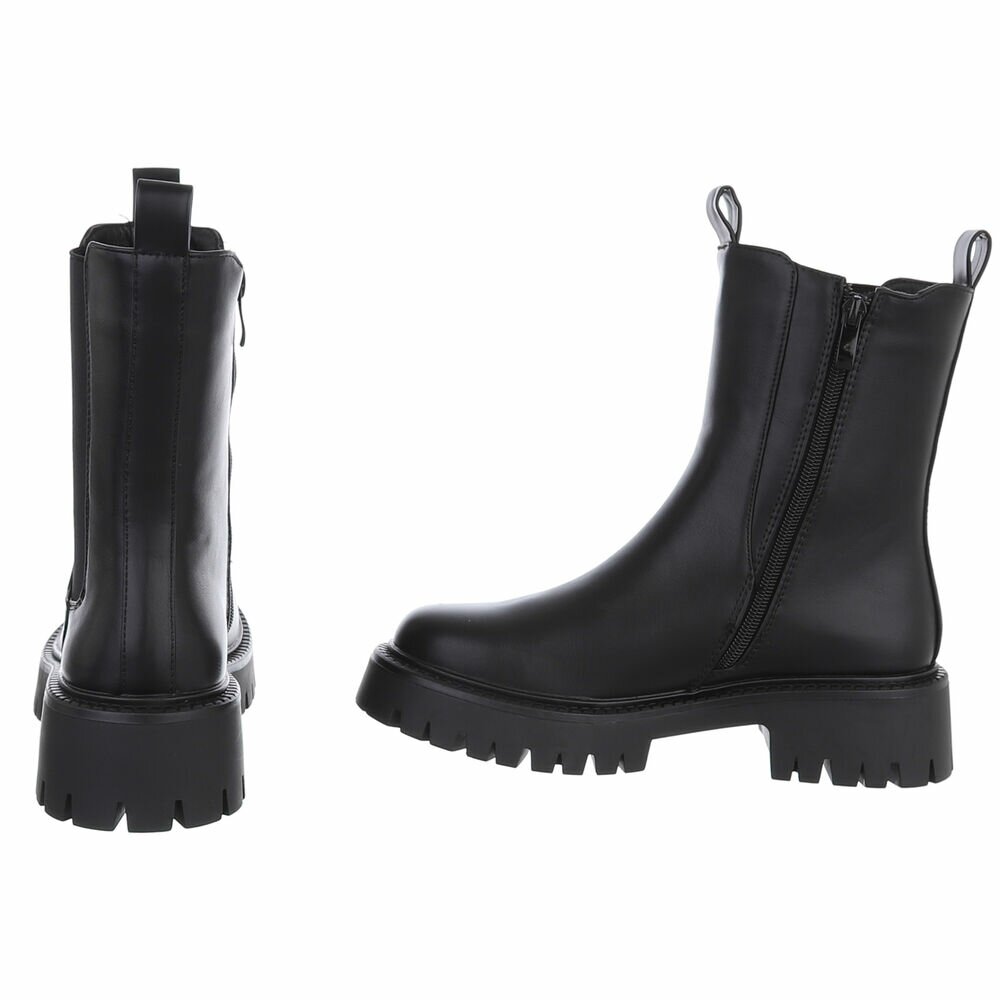 Ghete casual Chelsea - negru dama