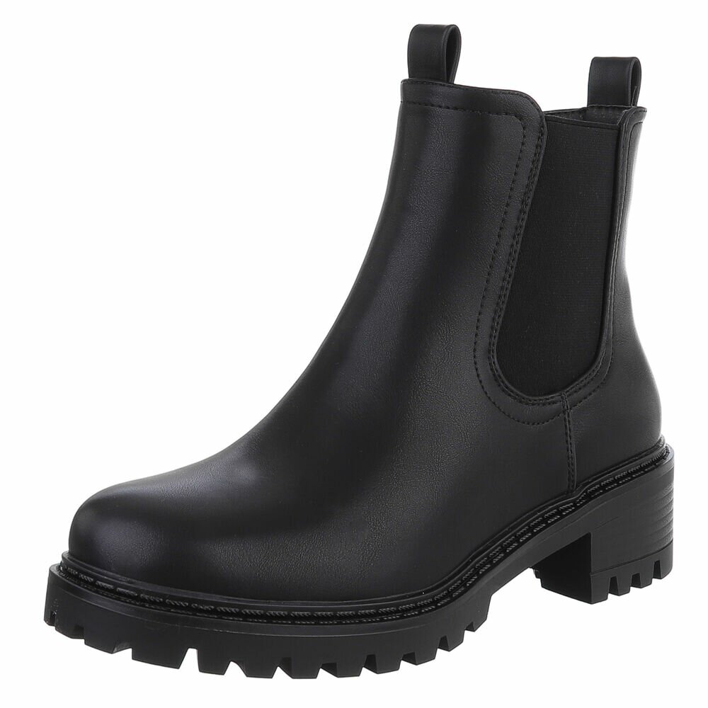 Ghete casual Chelsea - negru dama