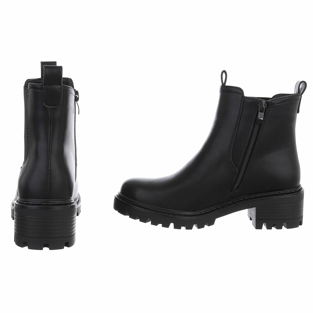 Ghete casual Chelsea - negru dama