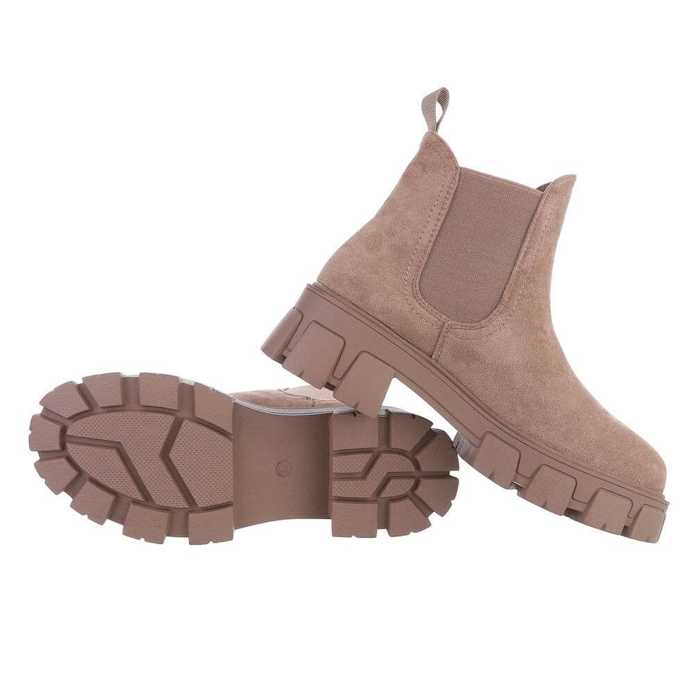 Ghete casual Chelsea - nudesuede dama