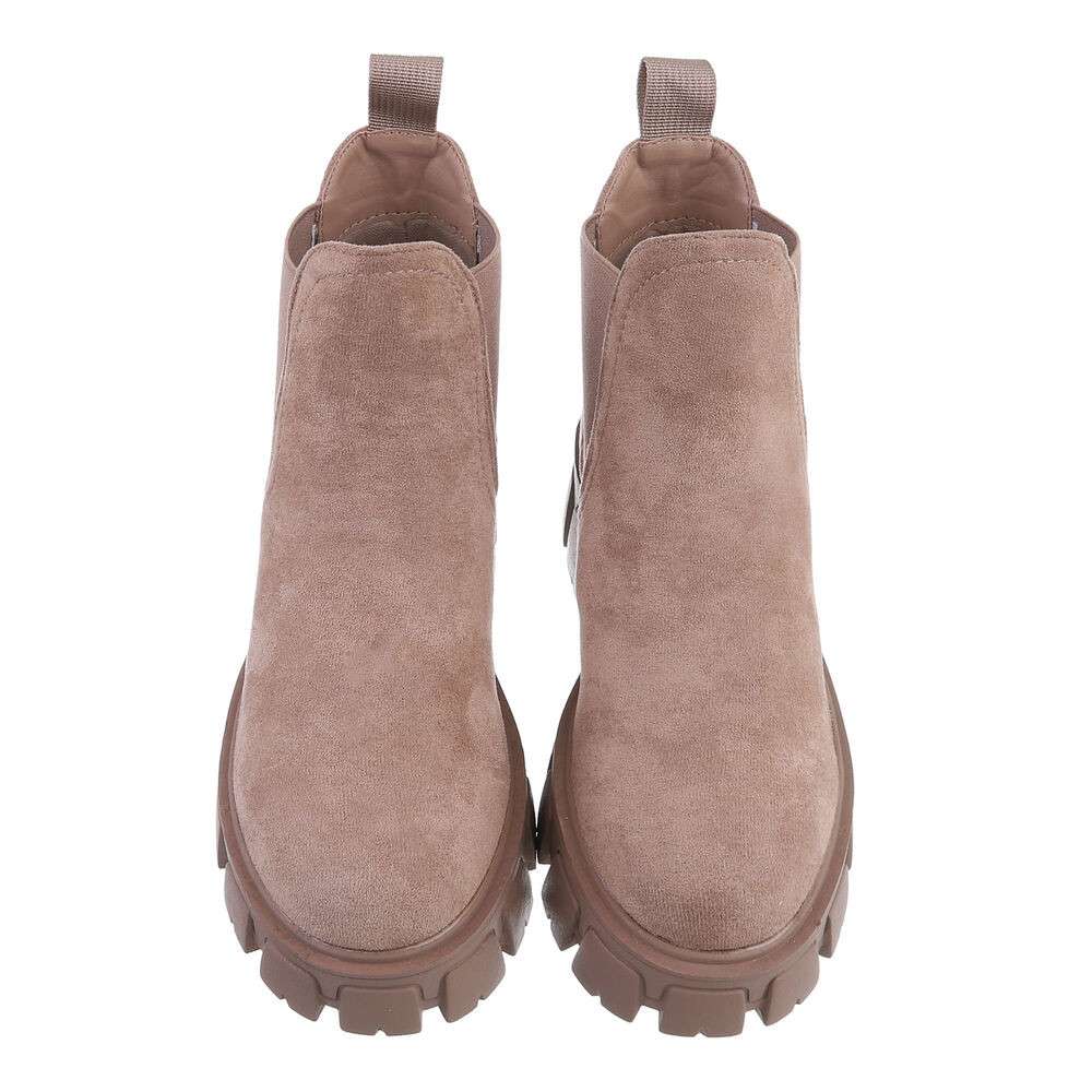 Ghete casual Chelsea - nudesuede dama