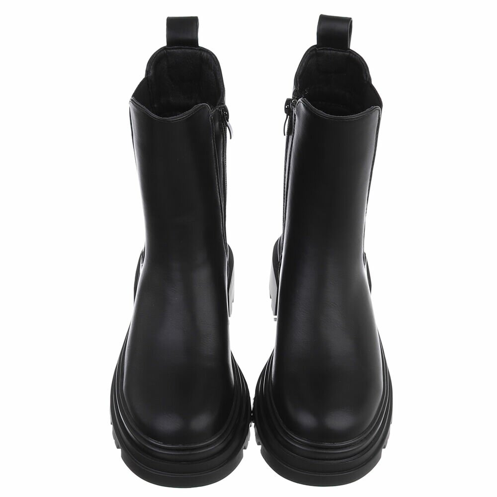 Ghete casual Chelsea - negru dama