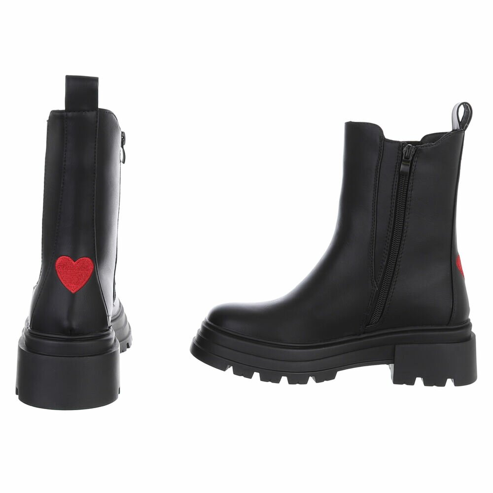 Ghete casual Chelsea - negru dama