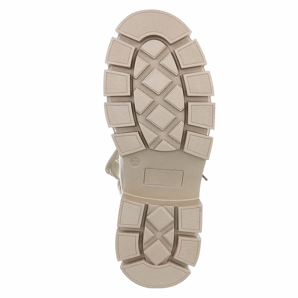 Ghete fashion imblanite - auriu dama