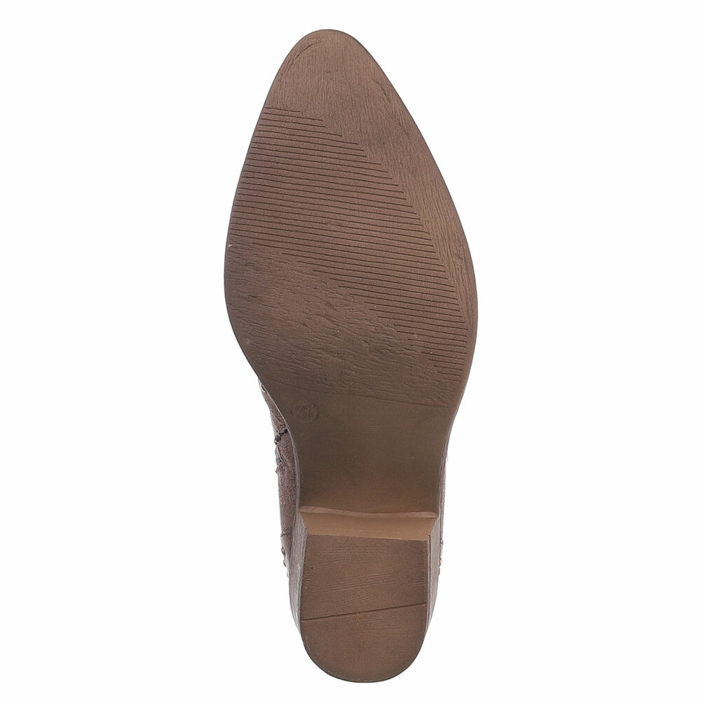 Ciocate western cu toc gros - lgoldkhaki dama