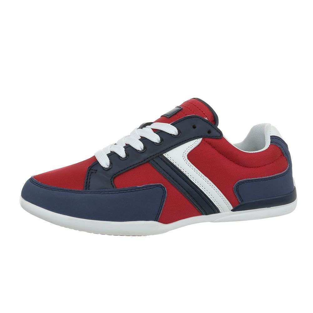 Pantofi casual - navywhitered barbati