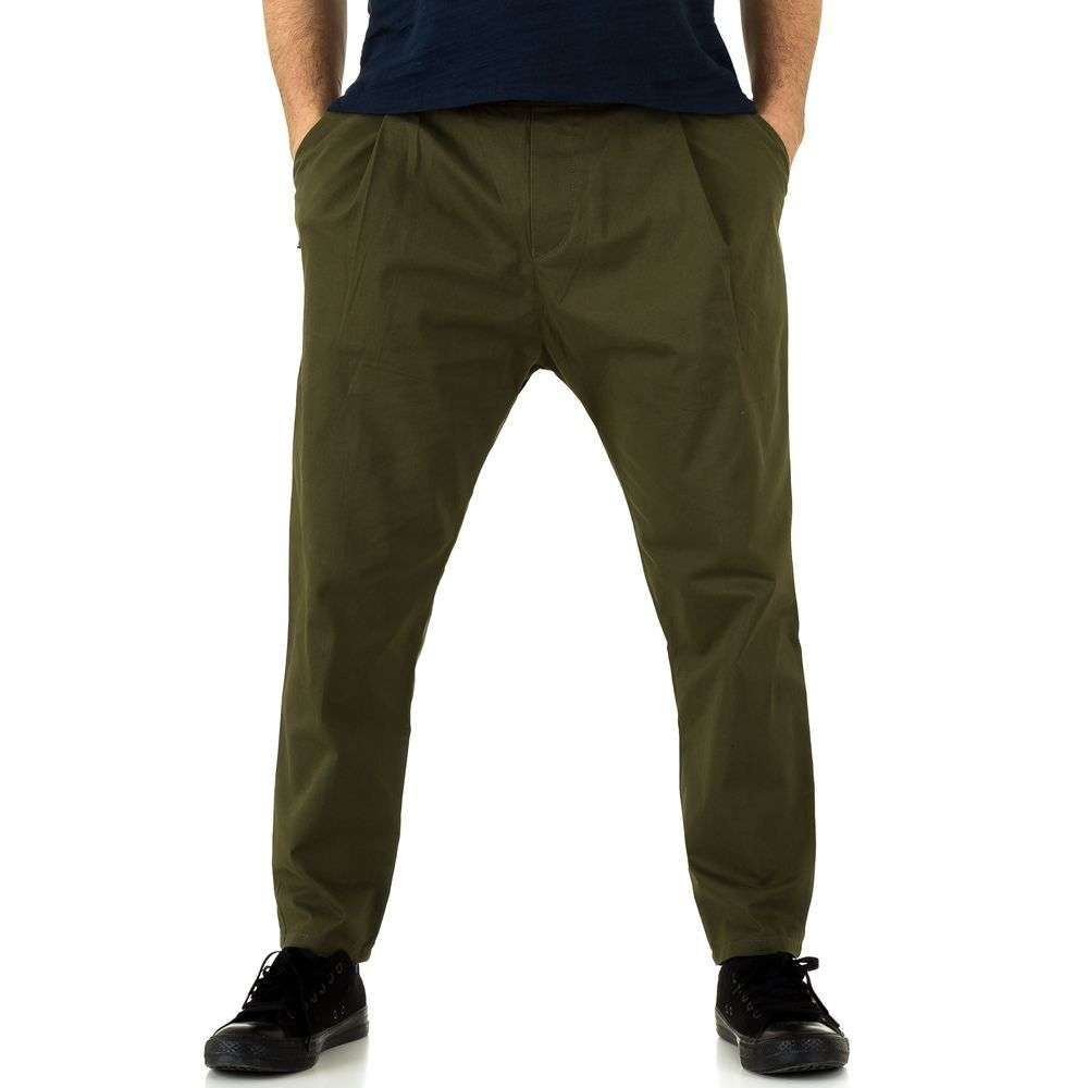 Pantaloni Blugi Y.Two - verde military barbati