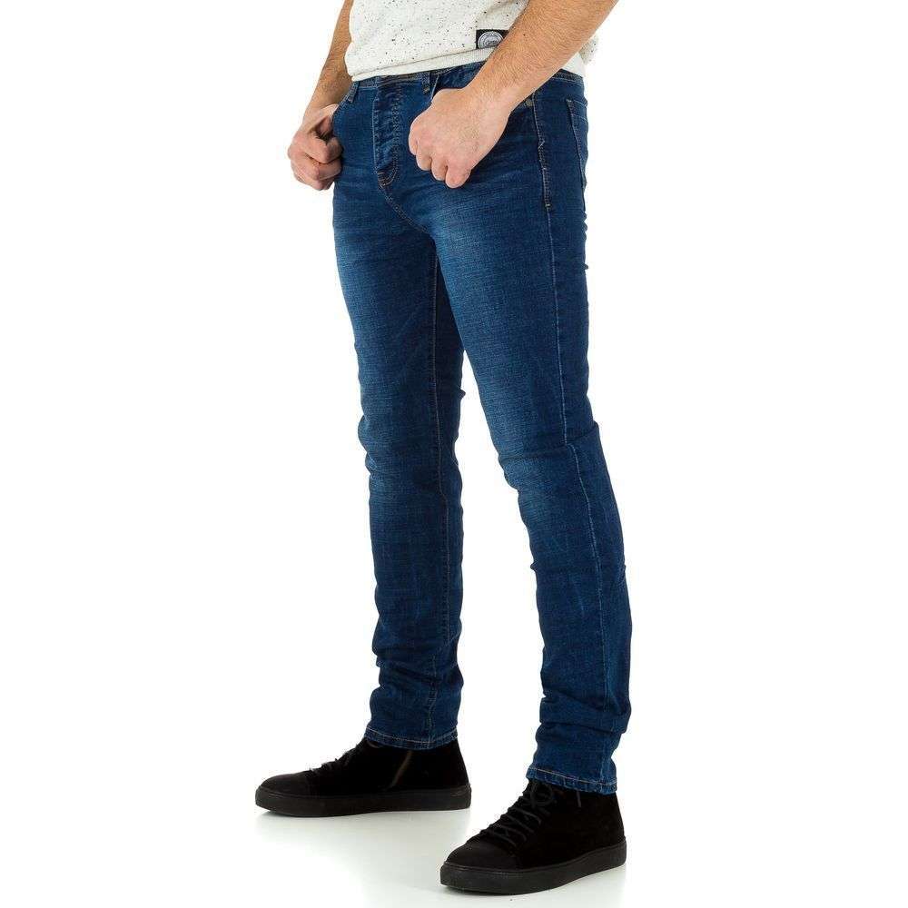 Blugi Edo Jeans - albastru barbati