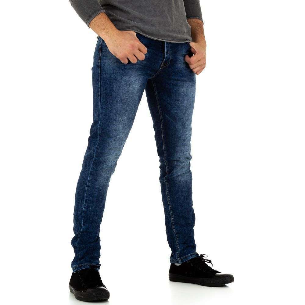 Jeans slim - albastru barbati