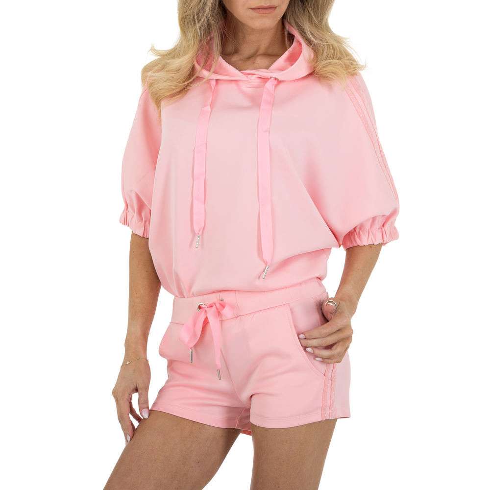 Compleu cu pantaloni scurti - Emmash roz dama