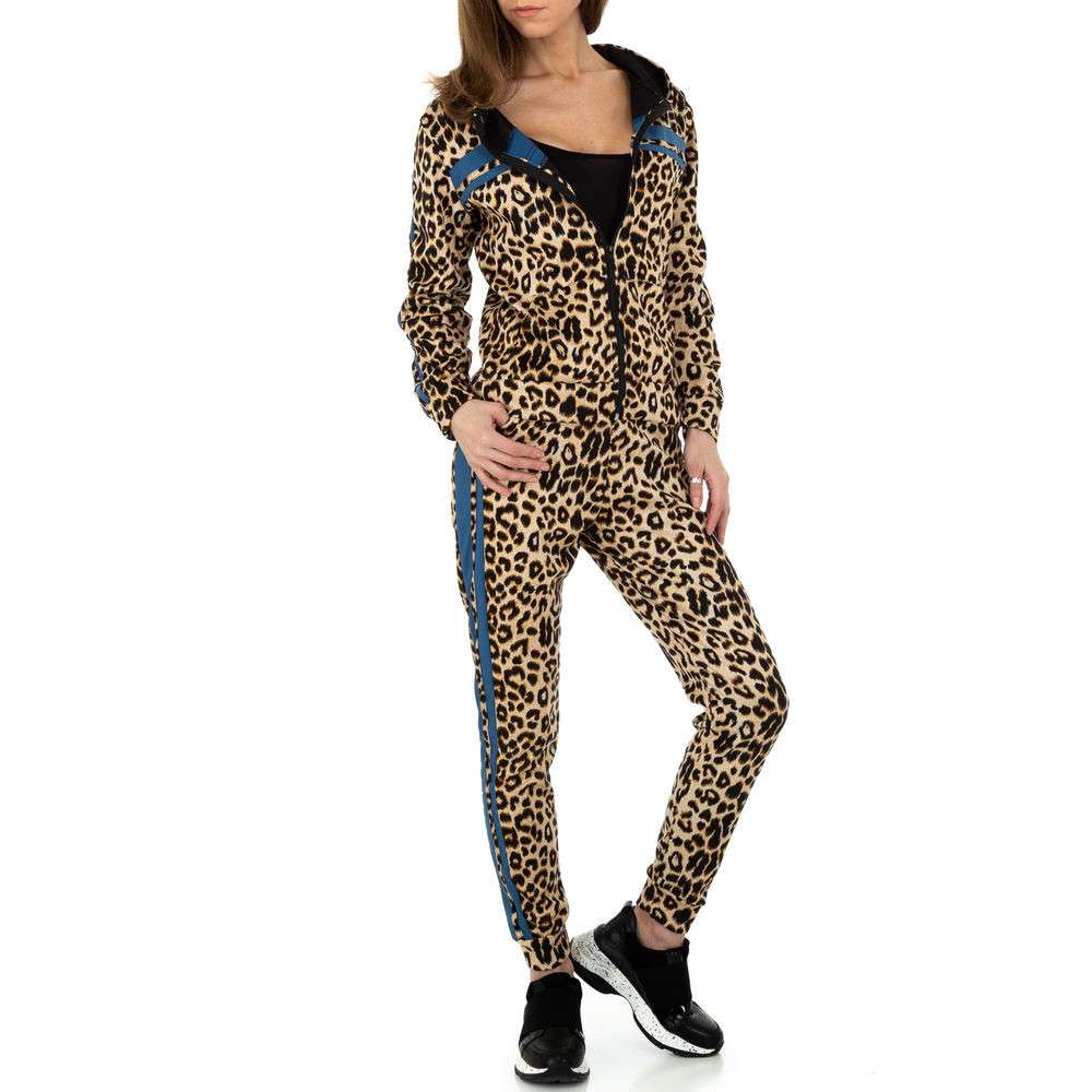 Trening leopard - Holala Fashion   albastru dama
