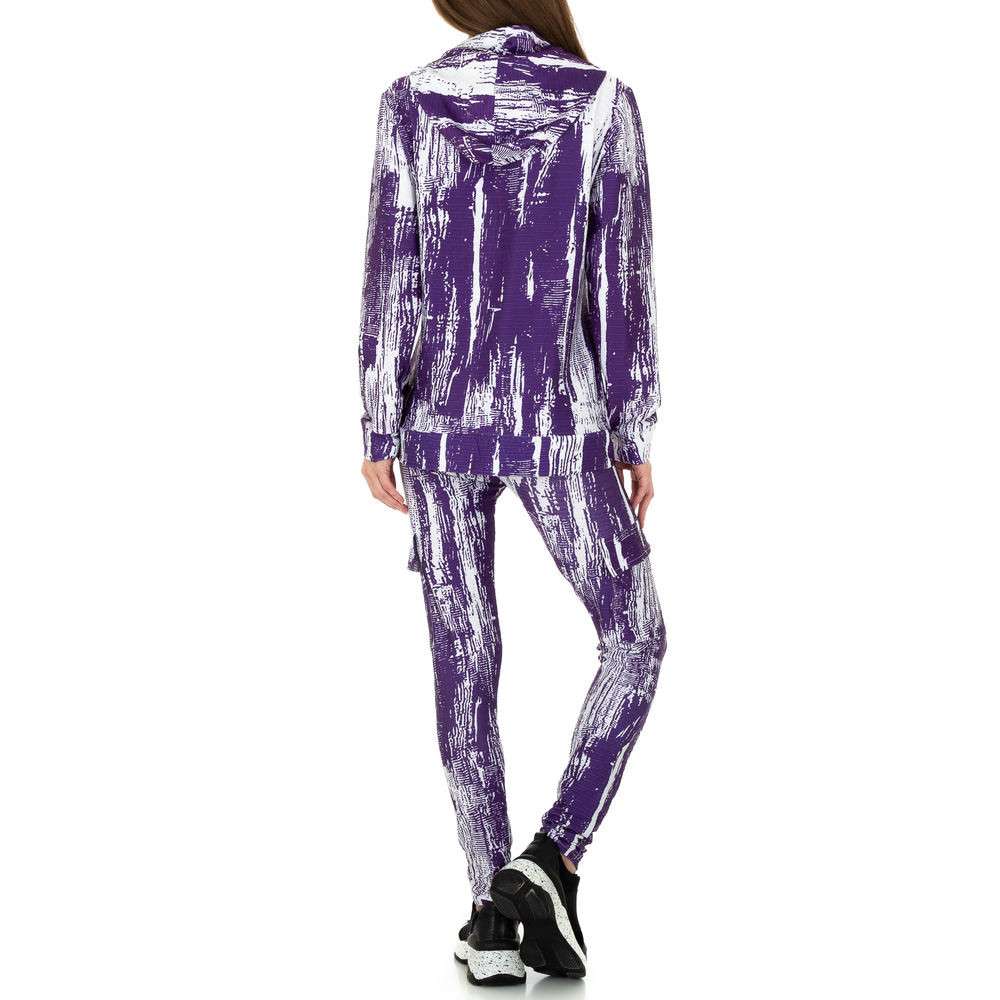 Trening cu imprimeu - Holala Fashion mov dama