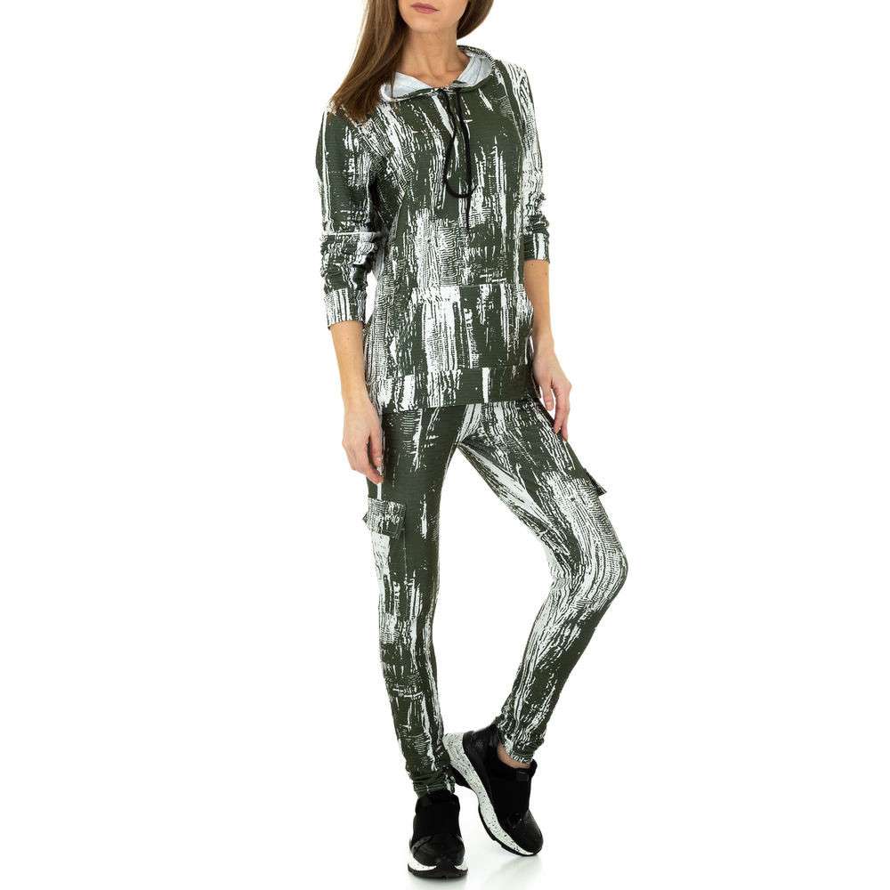 Trening cu imprimeu - Holala Fashion verde dama