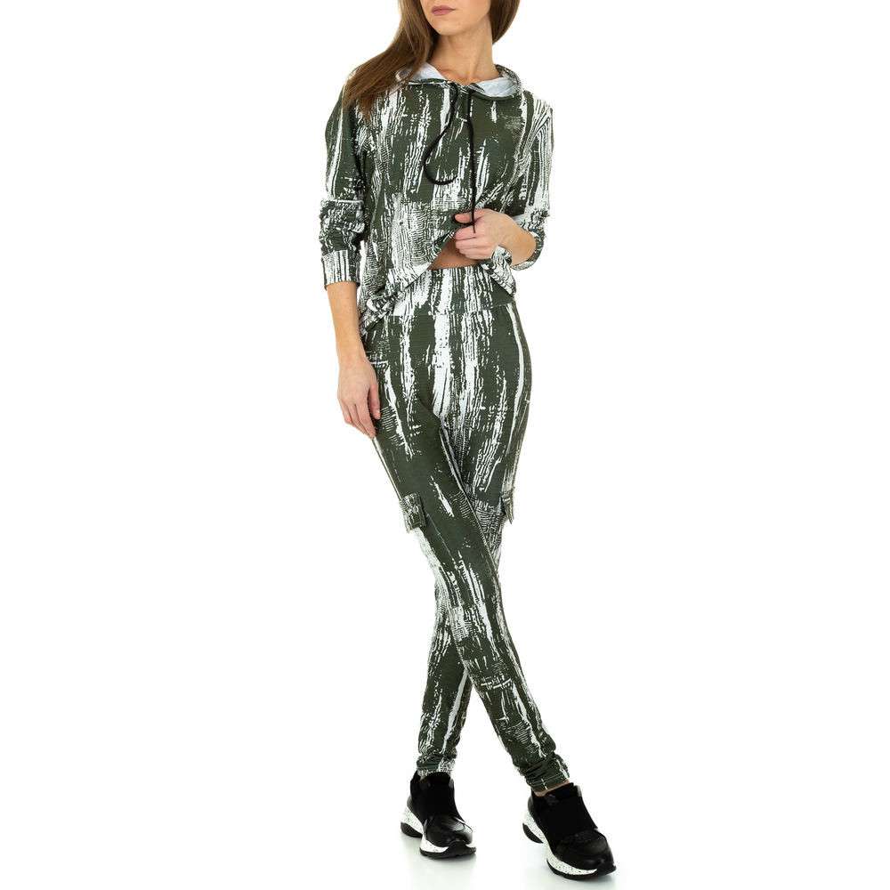 Trening cu imprimeu - Holala Fashion verde dama