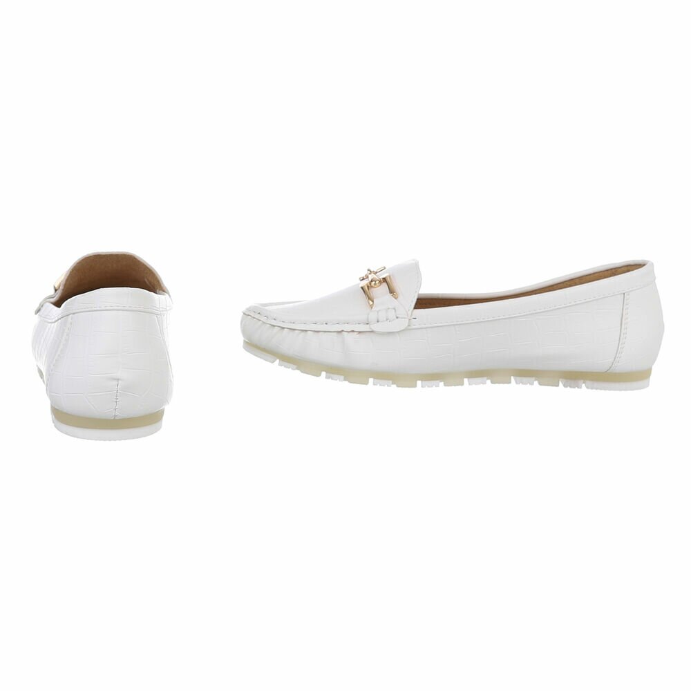 Mocasini - alb dama