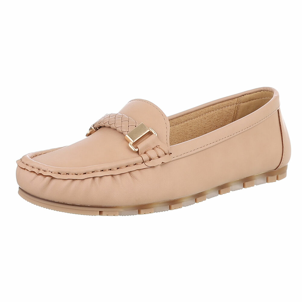 Mocasini - culoarea nude dama