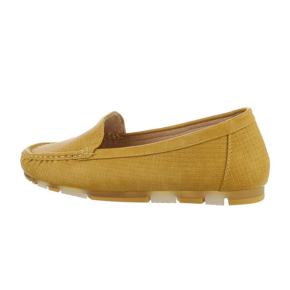 Mocasini casual - galben dama