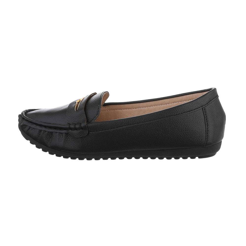 Mocasini eleganti - negru dama