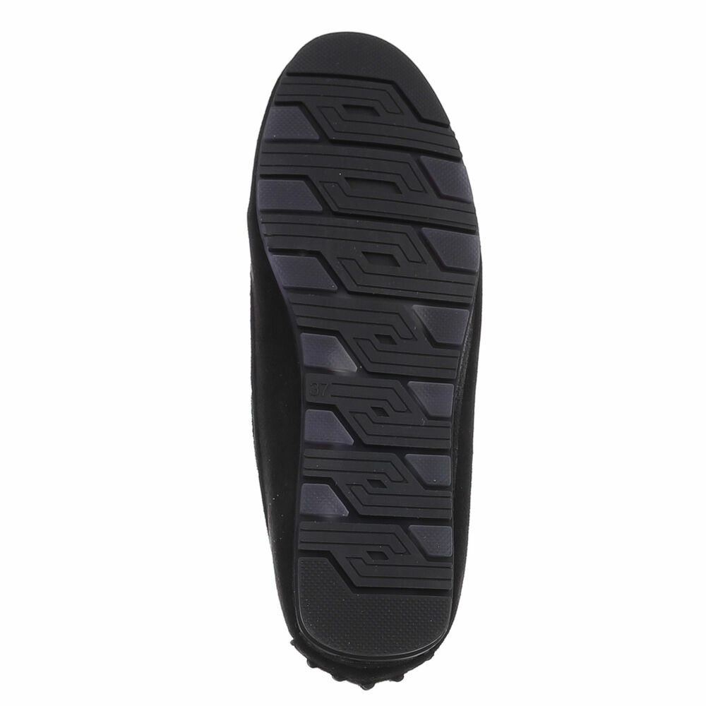 Mocasini cu funda - negru dama