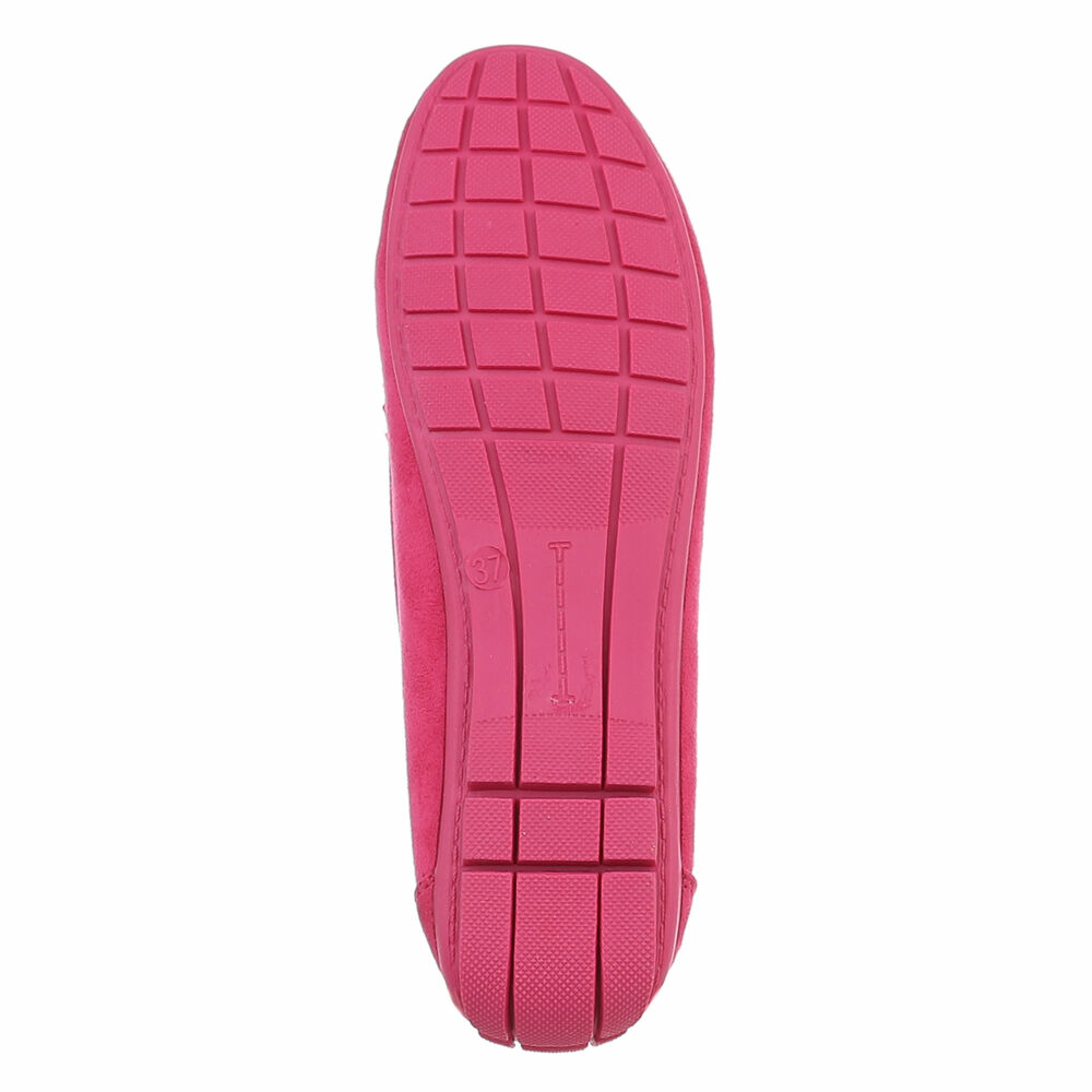 Mocasini casual - roz fuchsia dama