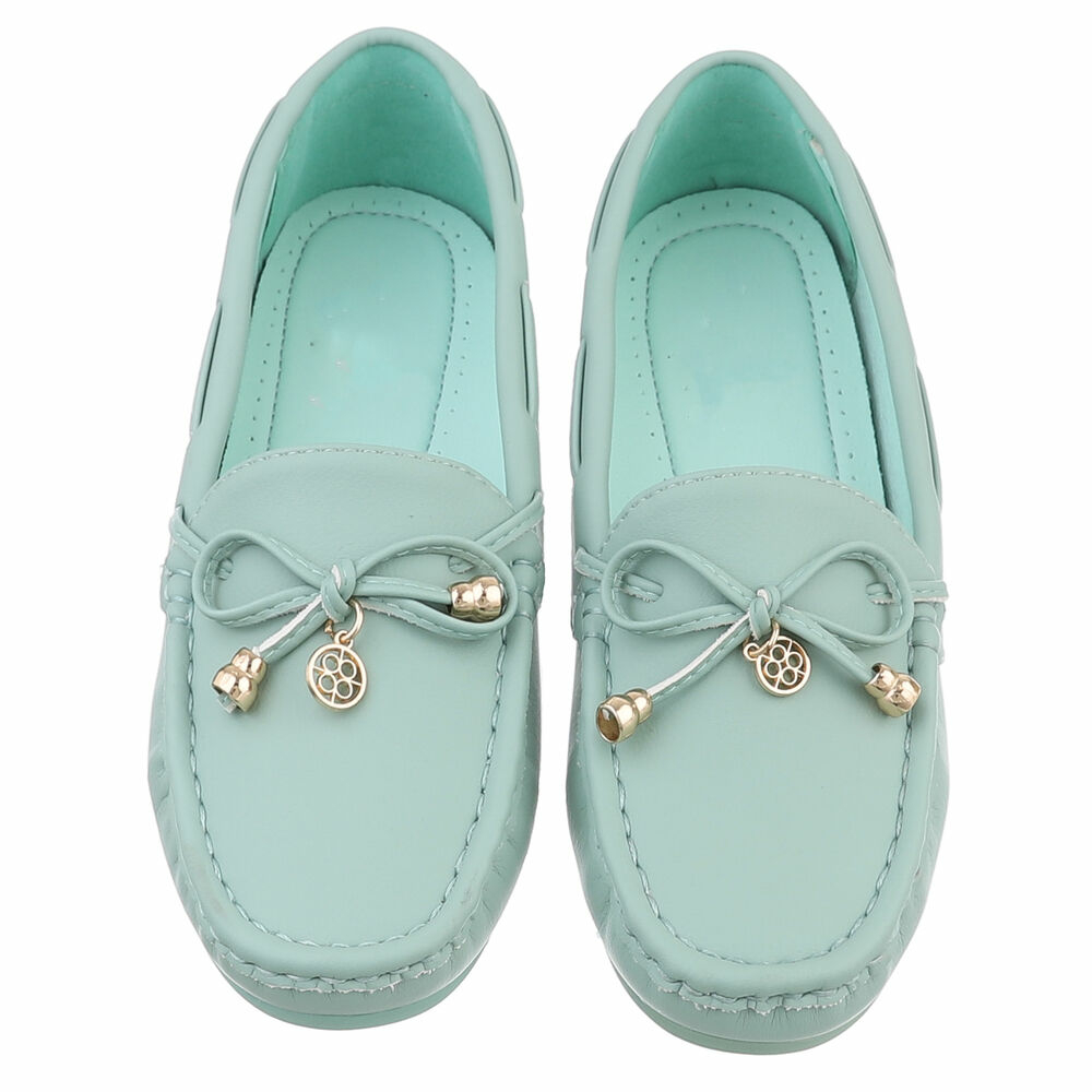 Mocasini casual - verde dama