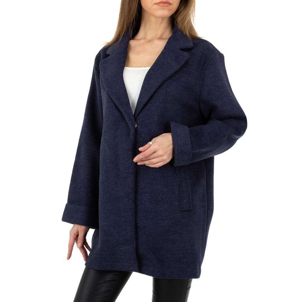 Palton elegant - JCL DK.albastru dama