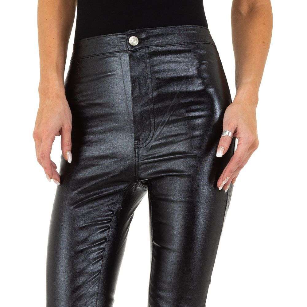 Pantaloni auriu sk - negru dama