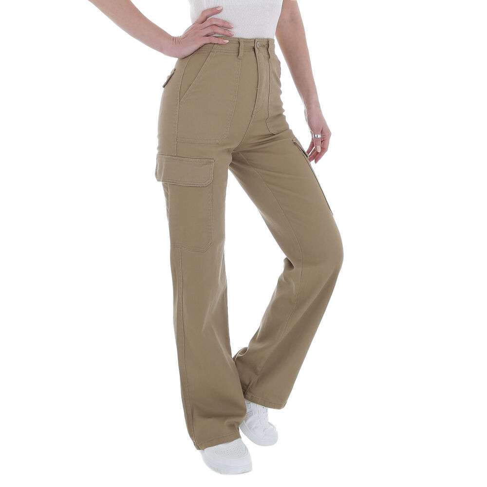 Pantaloni sport - bej dama