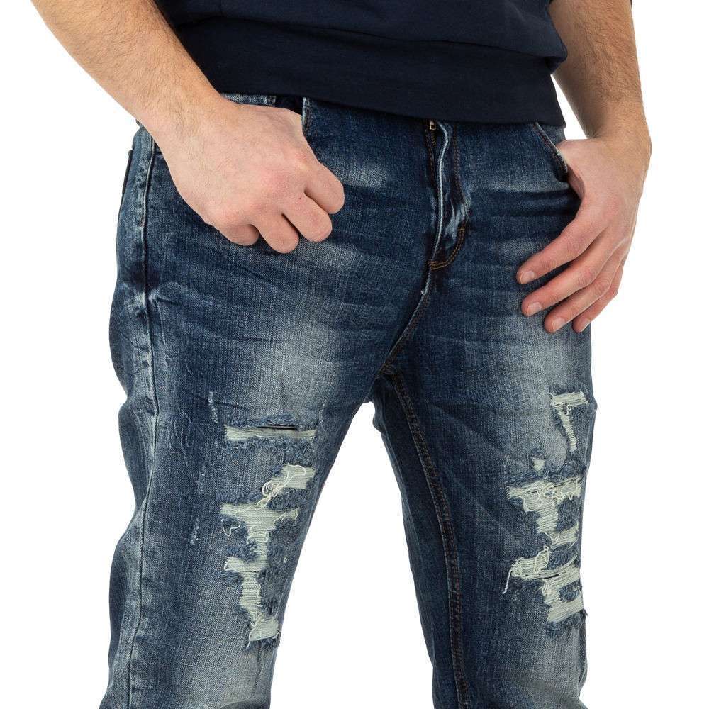 Pantaloni M.Sara denim - albastru barbati