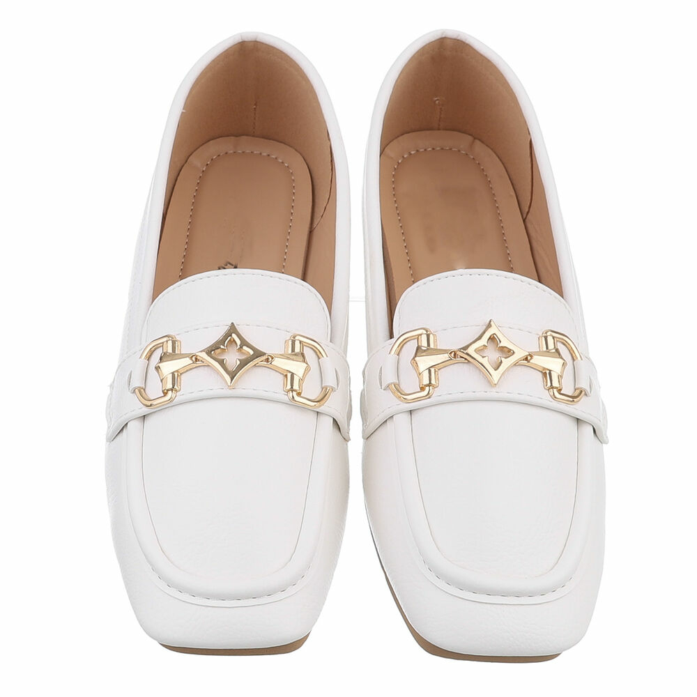 Pantofi casual - alb dama