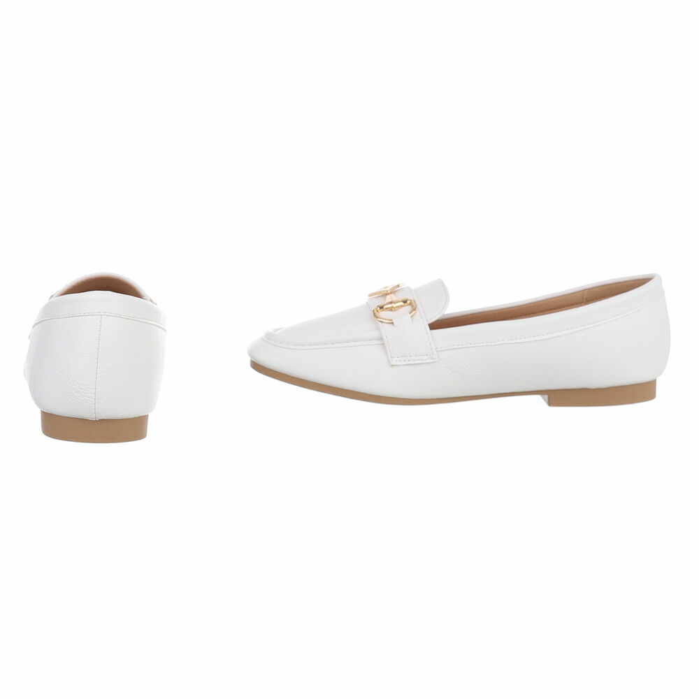 Pantofi casual - alb dama