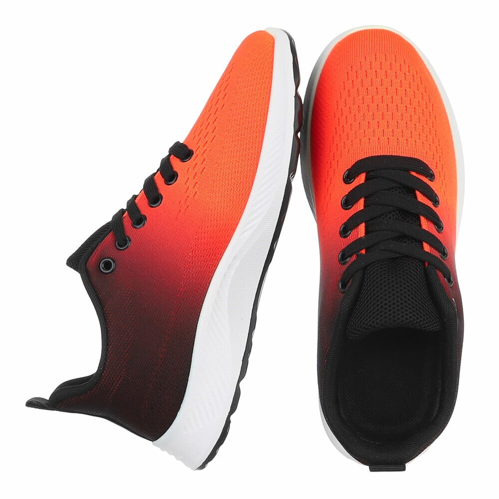 Pantofi casual - orangeblack barbati