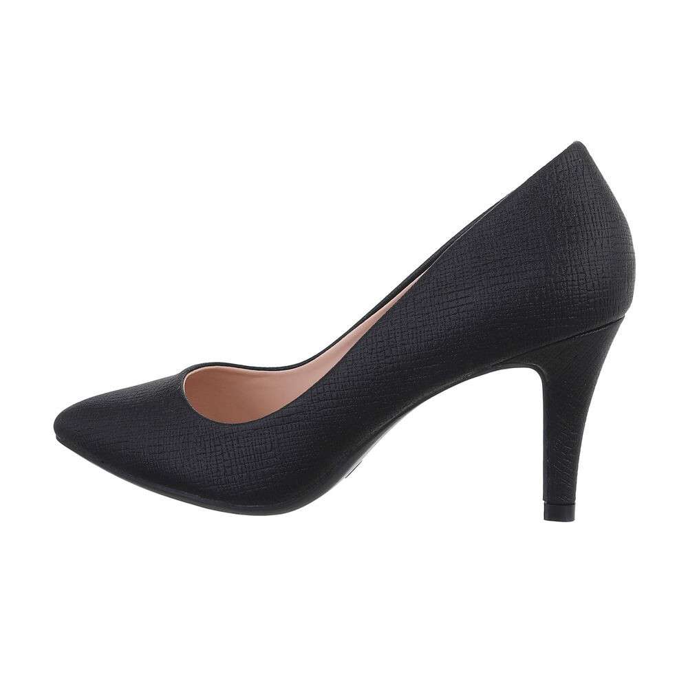 Pantofi eleganti cu toc - negru dama