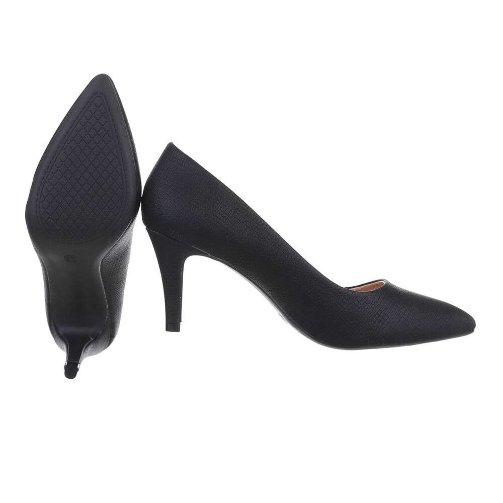 Pantofi eleganti cu toc - negru dama