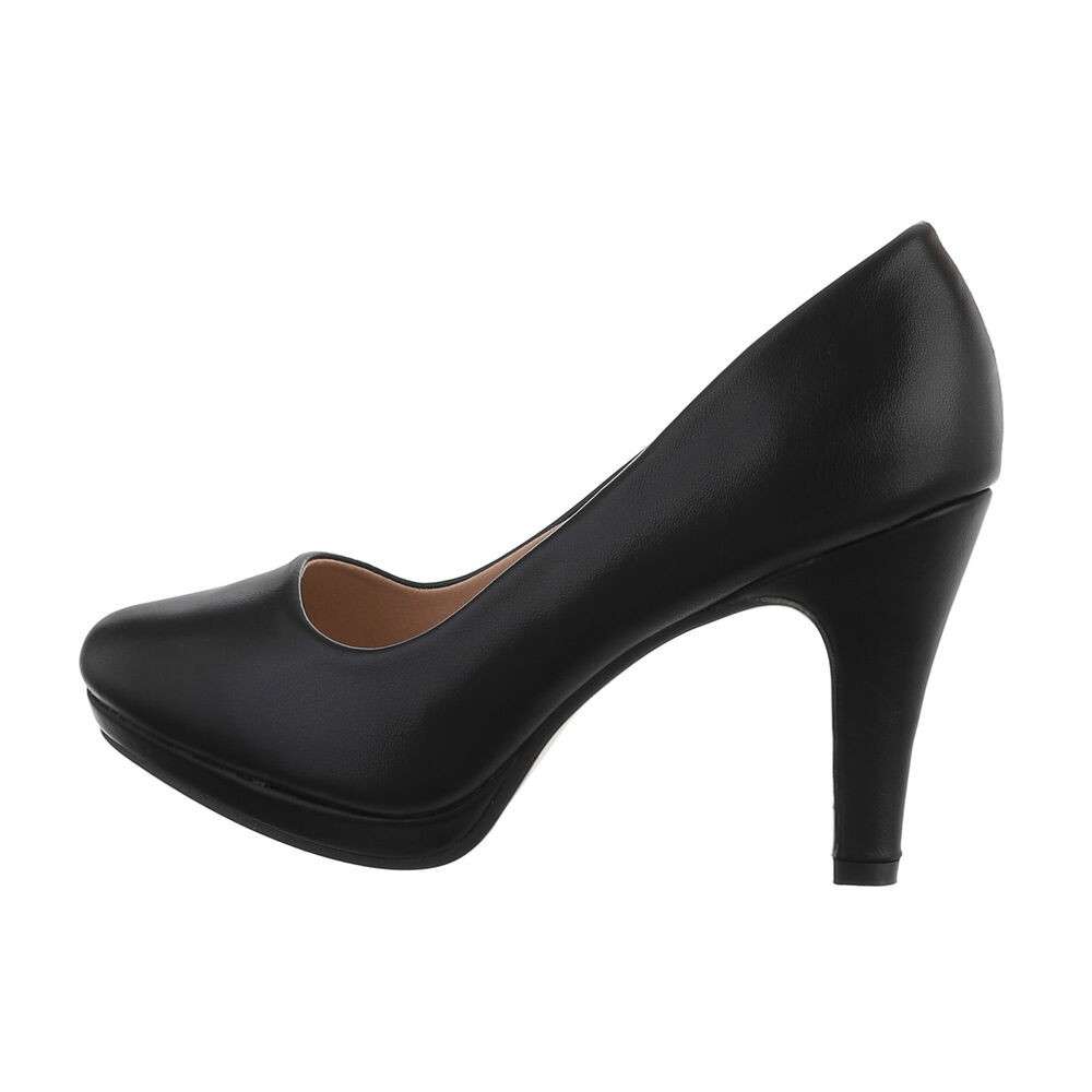 Pantofi eleganti cu toc - negru dama