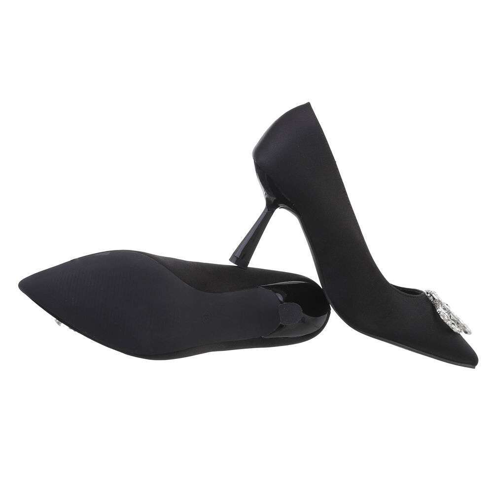 Pantofi cu toc inalt - negru dama
