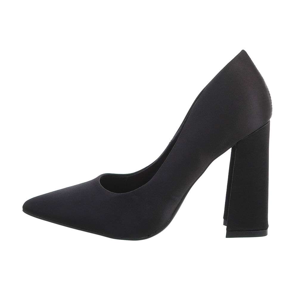 Pantofi cu toc inalt - negru dama