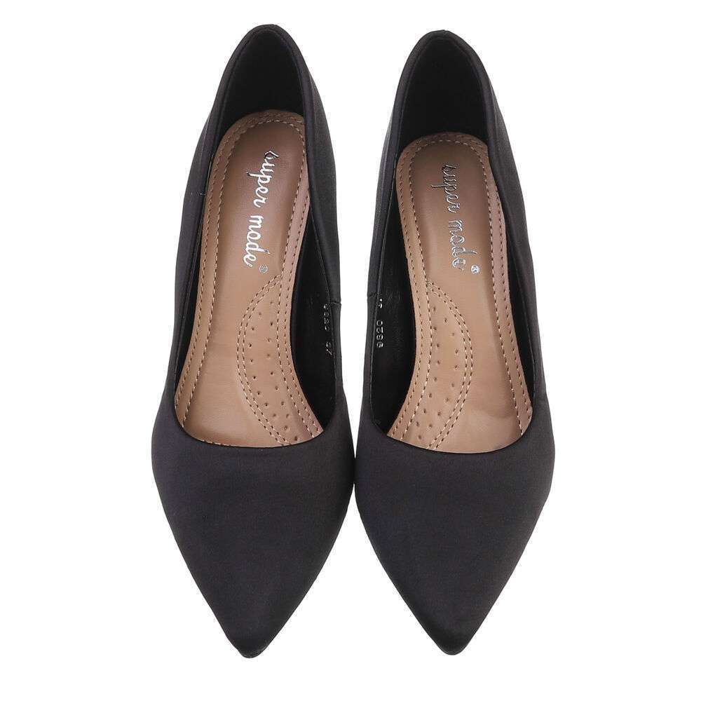 Pantofi cu toc inalt - negru dama
