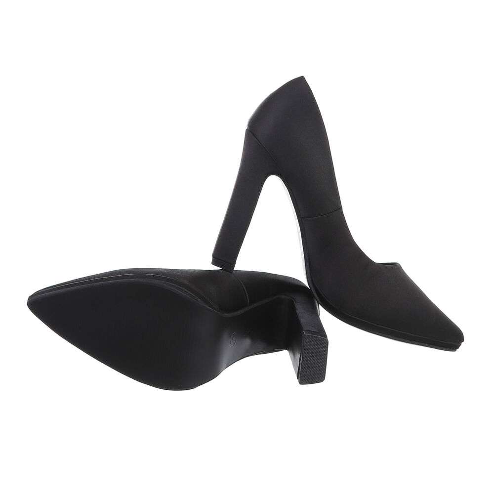 Pantofi cu toc inalt - negru dama