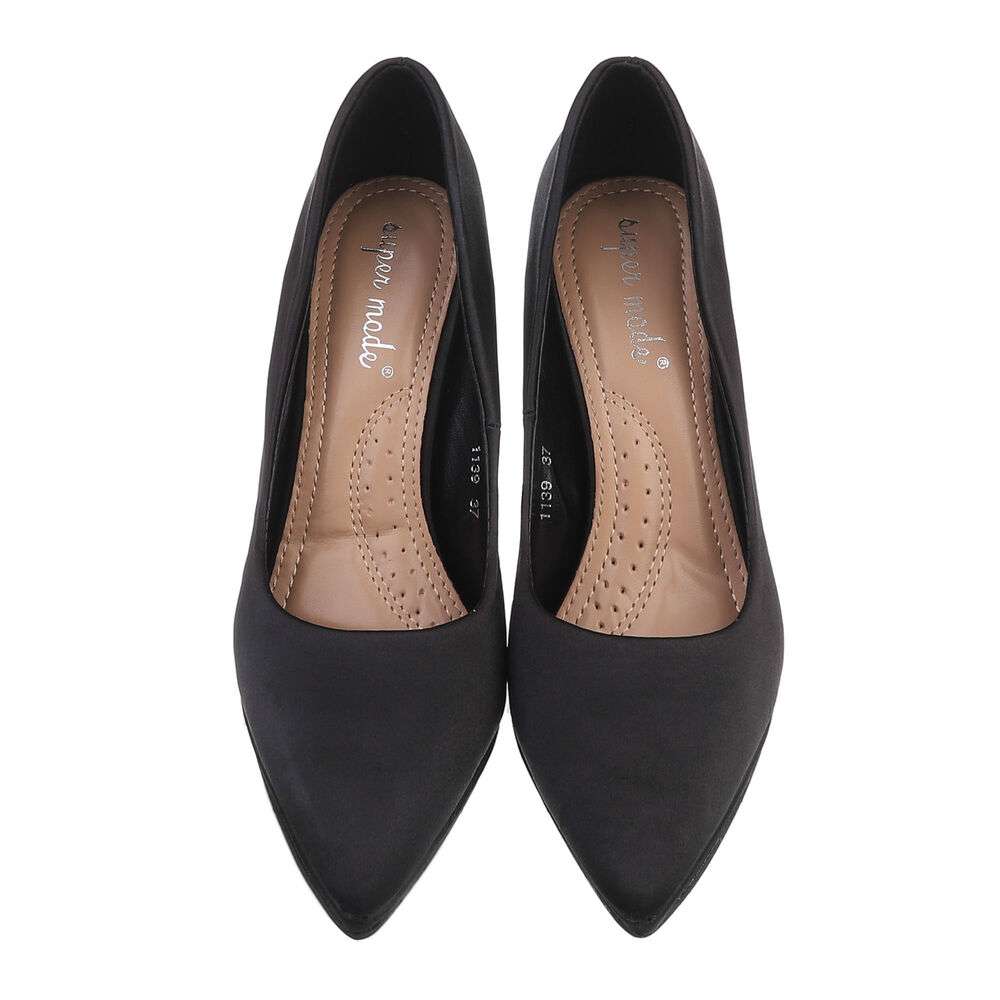 Pantofi cu toc inalt - negru dama