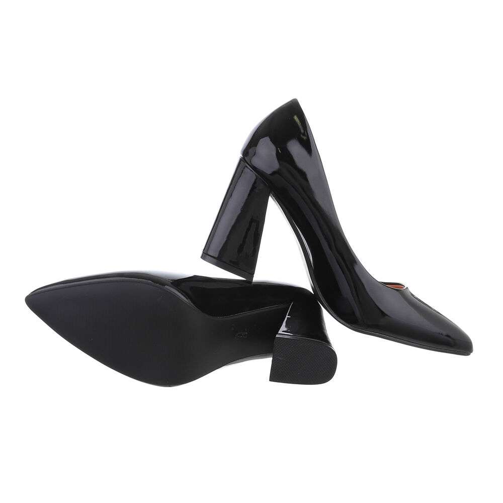 Pantofi cu toc inalt - negru dama