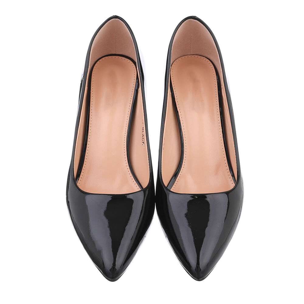 Pantofi cu toc inalt - negru dama