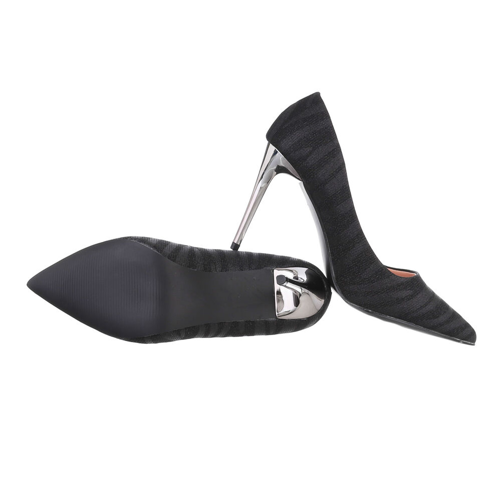 Pantofi cu toc inalt - negru dama