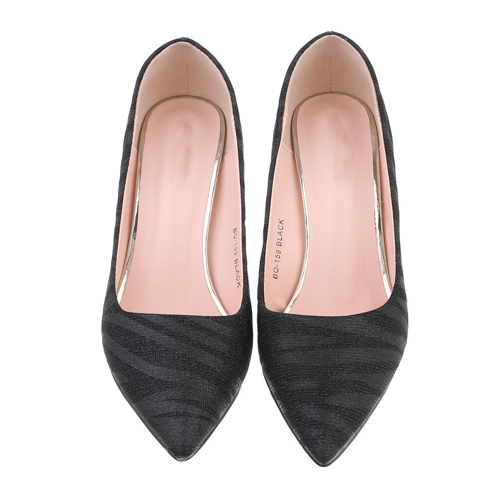 Pantofi cu toc inalt - negru dama