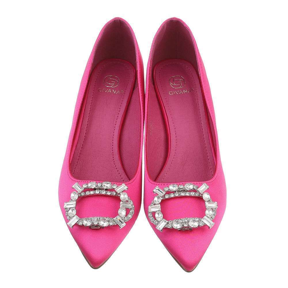 Pantofi cu toc inalt - roz fuchsia dama