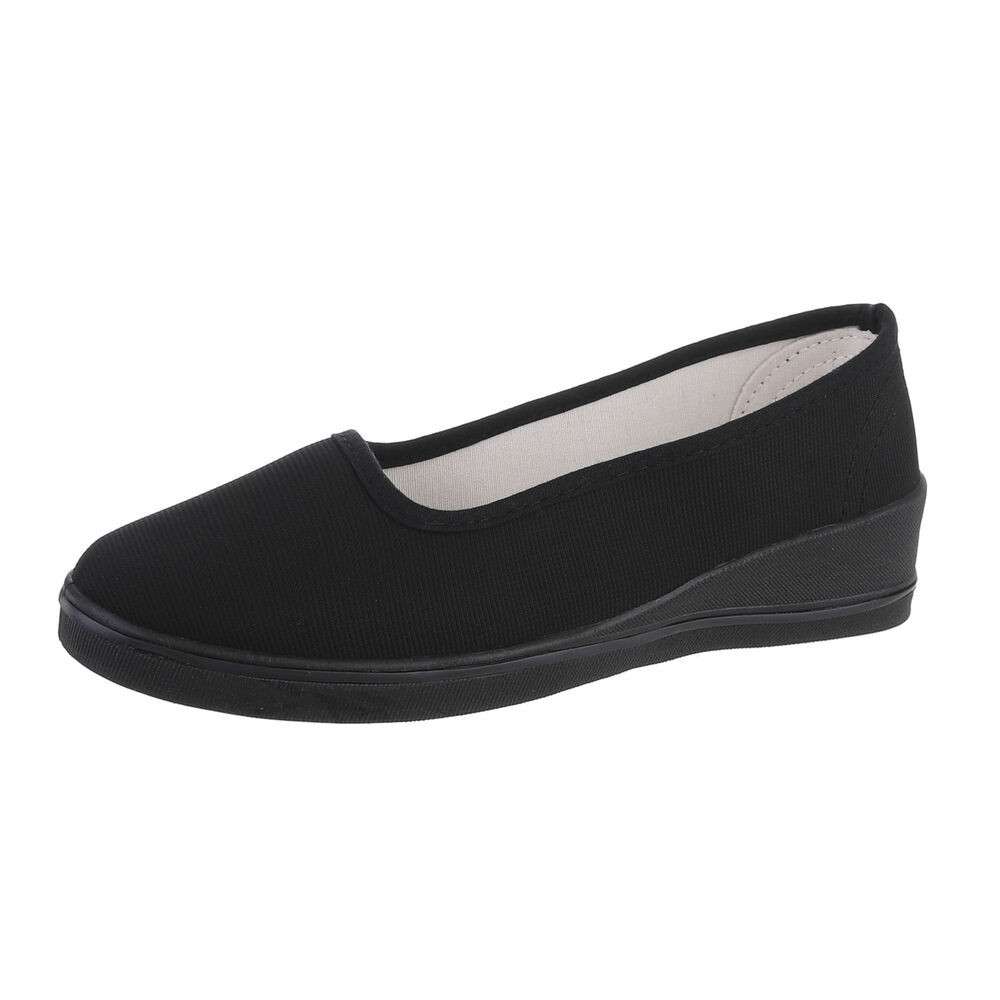 Pantofi cu platforma - negru dama