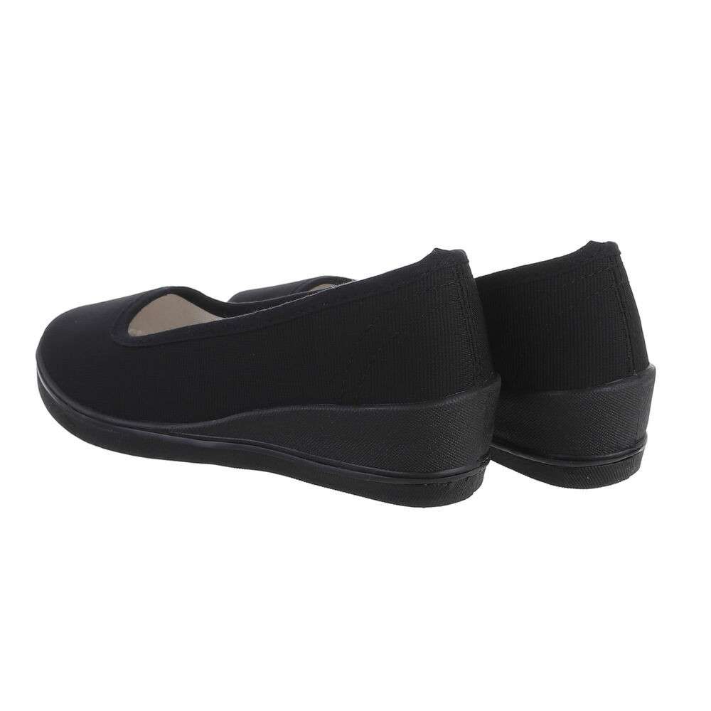 Pantofi cu platforma - negru dama