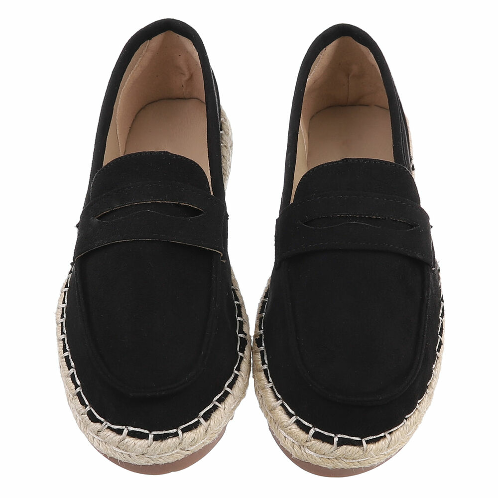 Pantofi casual pentru vara - negru dama