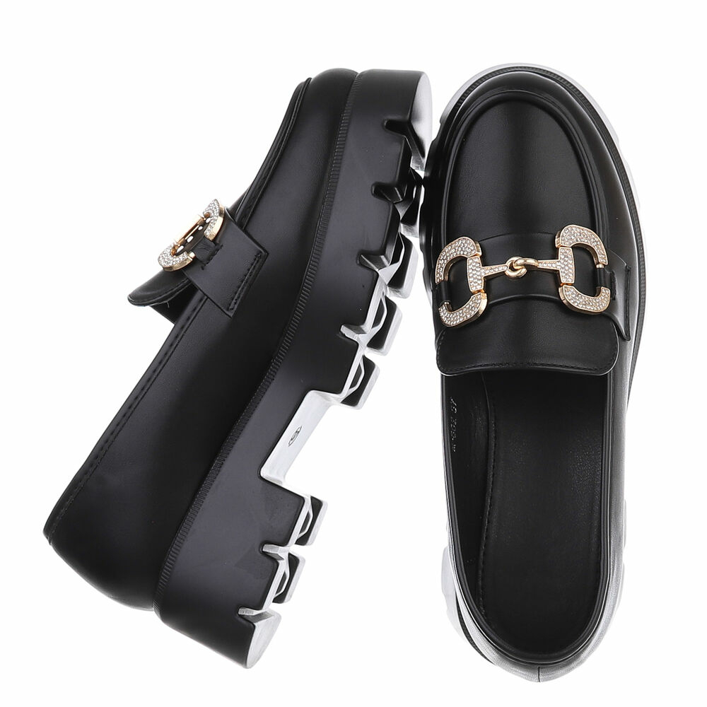 Pantofi casual de birou - negru dama