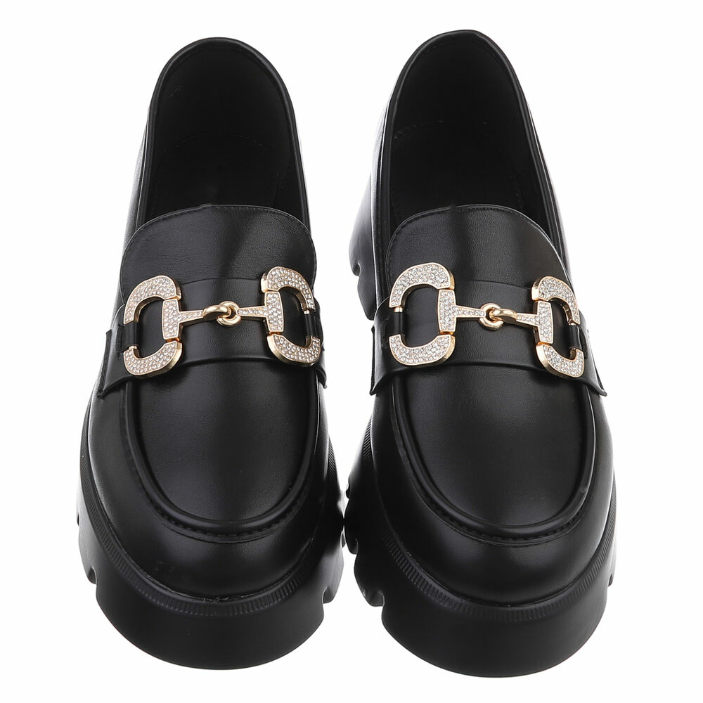 Pantofi casual de birou - negru dama